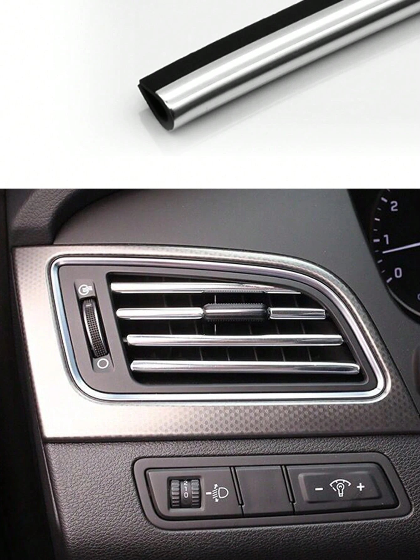 10pcs Solid PVC Car Air Outlet Accessory