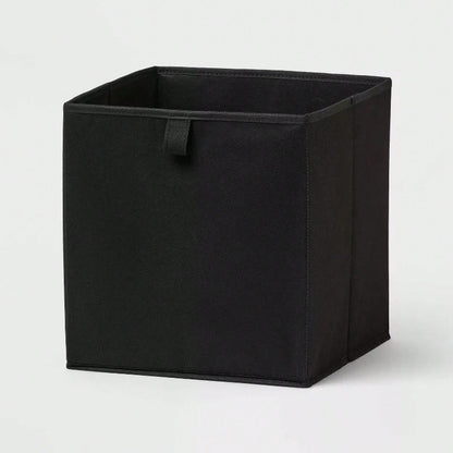 11" Fabric Bin Decorative Multi‑Pattern Square Cloth Storage Baskets For Closet Bedroom,Foldable Fabric Organizer Cubes For Kids Toys And Nursery Supplies,Space‑Saving Fabric Storage Bins For Shelving