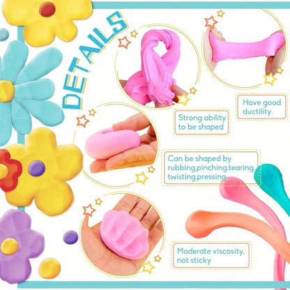 12/24/36 Colors Air Dry Clay Modeling Kit With 3 Sculpting Tools, DIY Magic Toy Gift For Boys Girls Kids, Air Dry Clay (Random Color Clay + Tools), Polymer Clay, Clay, Air Dry Clay, Slime, Christmas G