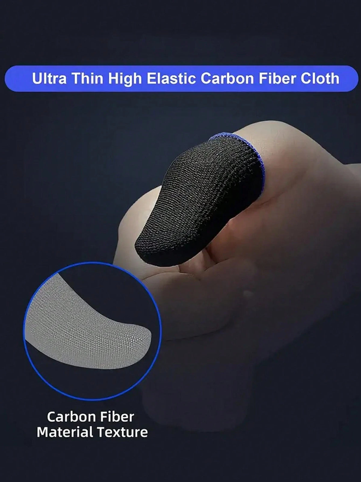 16pcs Breathable Anti-Sweat Gaming Finger Sleeves, Touchscreen Gaming Thumb Gloves- Comfortable & Precise, Enhance Your Gaming Experience