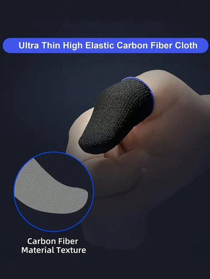 16pcs Breathable Anti-Sweat Gaming Finger Sleeves, Touchscreen Gaming Thumb Gloves- Comfortable & Precise, Enhance Your Gaming Experience