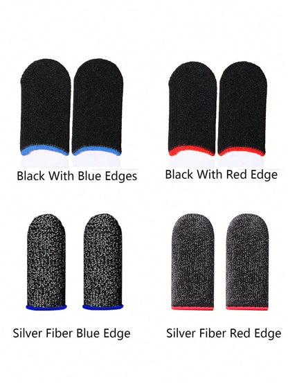 16pcs Breathable Anti-Sweat Gaming Finger Sleeves, Touchscreen Gaming Thumb Gloves- Comfortable & Precise, Enhance Your Gaming Experience
