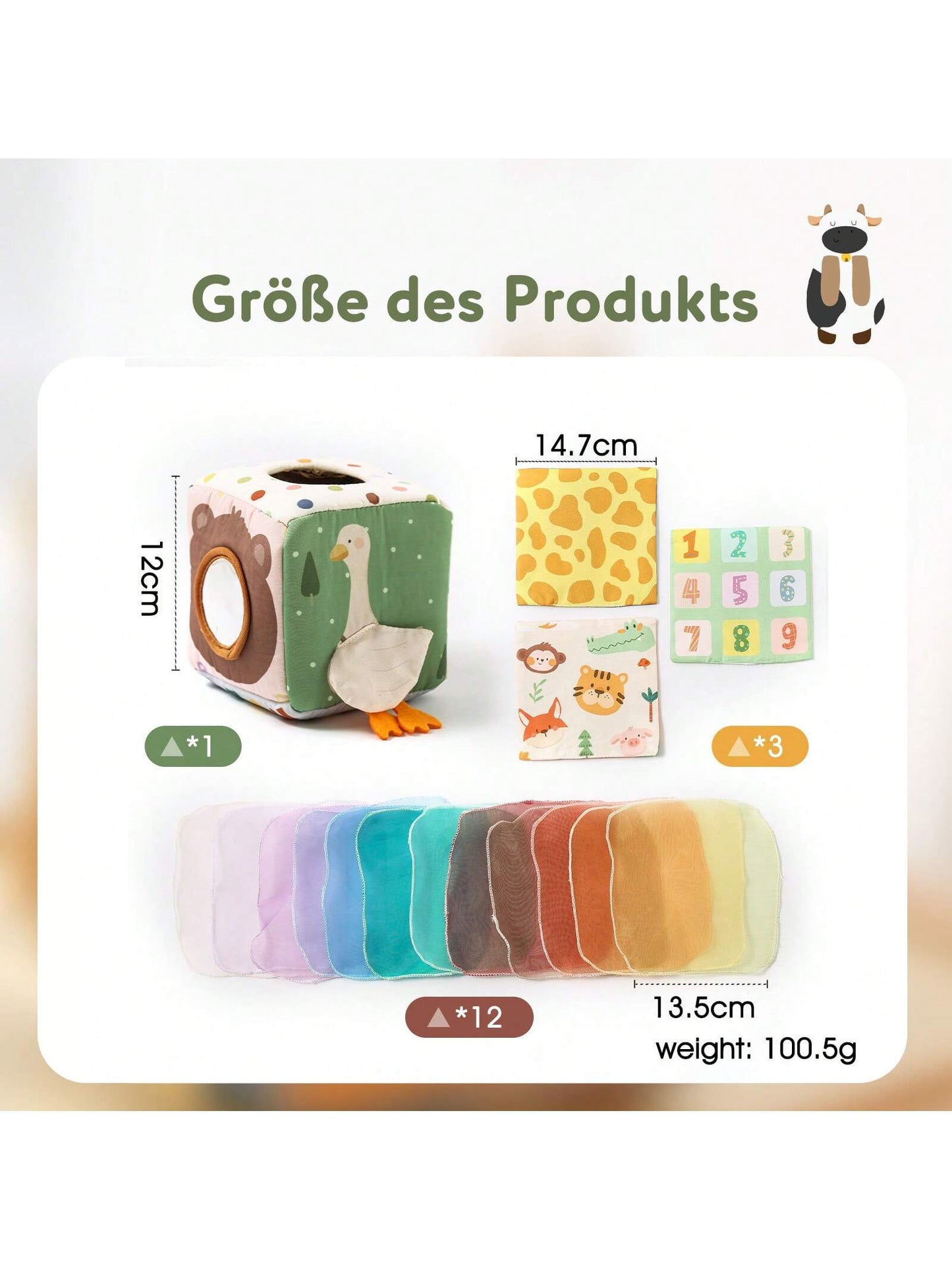 16pcs/Set Montessori Toddler Early Childhood Educational Toys, Cartoon Animal Shape Recognition Colorful Multi-Function Box, Simulated Drawing Toy
