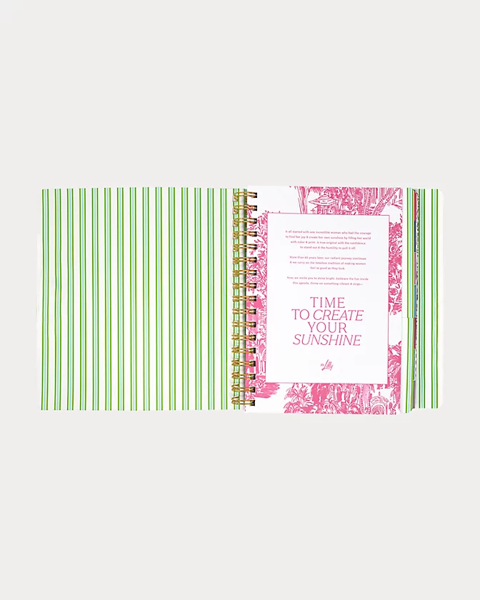 17 Month Soft Cover Planner, Mint Condition Burst