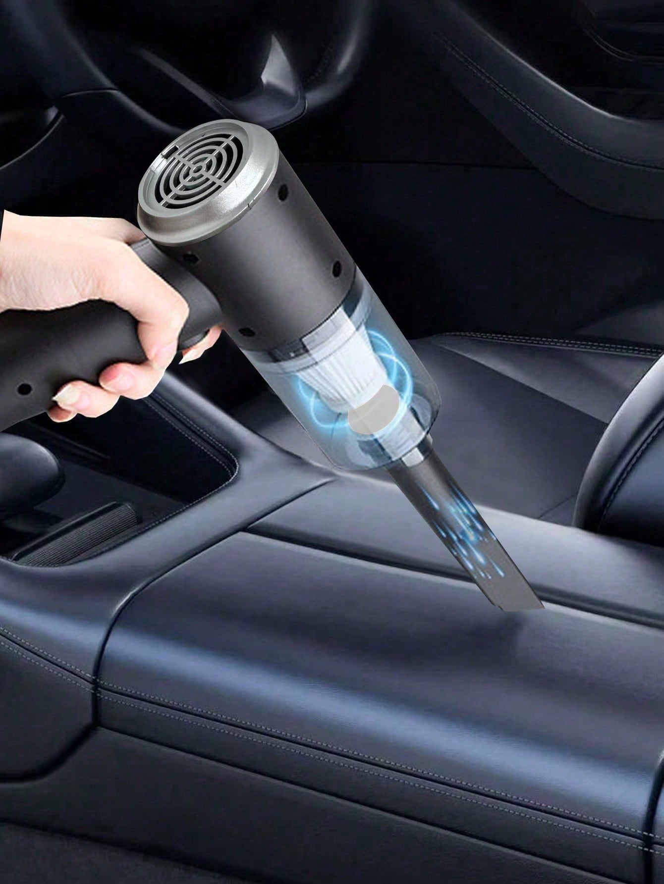 1800mAh Mini Powerful Wireless Car Vacuum Cleaner, Home Cleaning Robot, Blow & Suction Vacuum Cleaner, Suitable For Home, Keyboard, Sofa And Dry & Wet Use