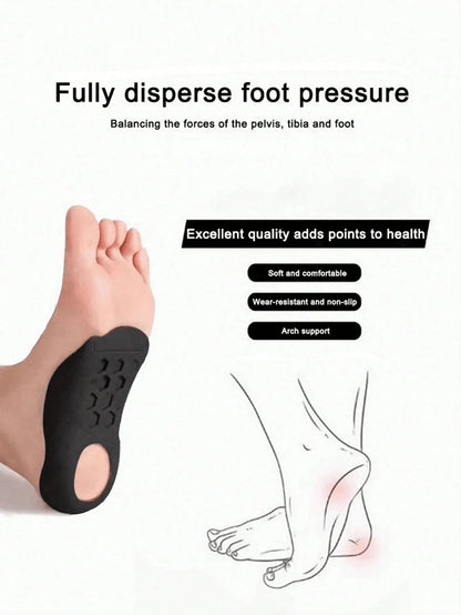 1Pair Unisex White Honeycomb Breathable Silicone Foot Protector Anti-Friction Cushion Pads,Anti-Wear Foot Cushions, Forefoot Cushioning Shoe Supports For Women And Men,Toe Separator,Foot Care,Outdoor,