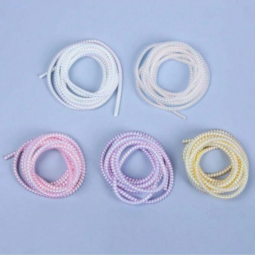 1pc/2pcs/3pcs/4pcs/5pcs Random Color Spiral Cable Protector, Charger Cable Protector Data Cable Protector Sleeve Charger Cap, Earphone Cable Protector Suitable For Phone Earphone USB Data Cable Charge