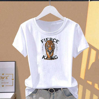 1pc/2pcs/3pcs Bold Tiger Pattern Heat Transfer Stickers, Suitable For DIY T-Shirts, Jeans, Pillows, Backpacks, Hats And Sofa Covers, Waterproof, Fade-Resistant, Durable, Washable Plastic Stickers, Fun