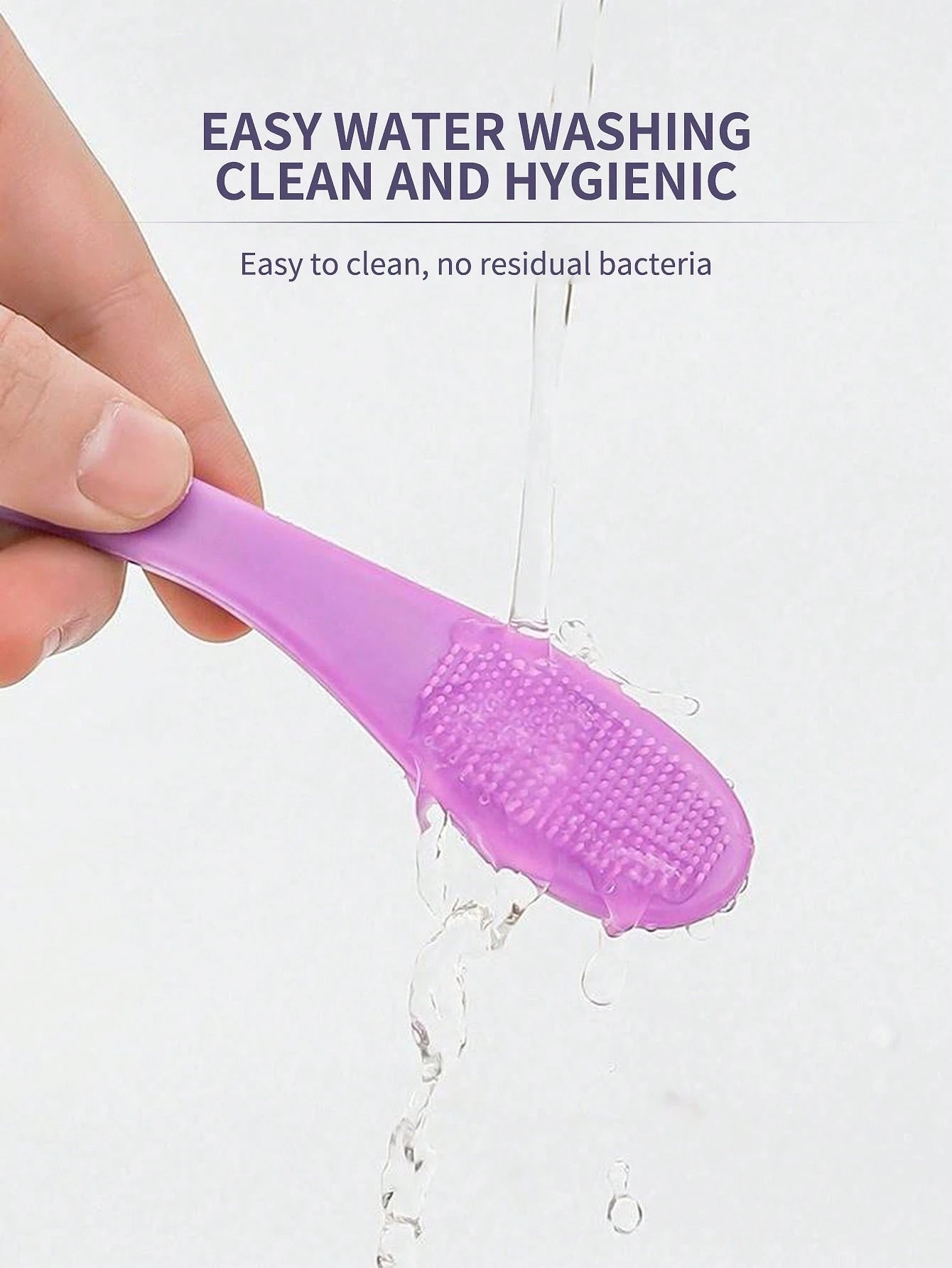 1pc/2pcs/5pcs Silicone Nose Pore Cleansing Brush, Portable Blackhead Remover Massager, Beauty Cleansing Tool