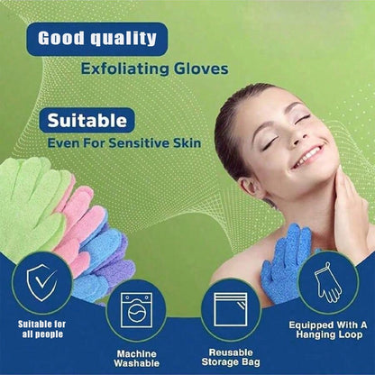 1pc/2pcs/8pcs Exfoliating Shower Gloves, Reversible Exfoliating Gloves, Exfoliating Shower Gloves, Body Scrub Gloves, Shower Gloves To Exfoliate Body Body Cleansing Tools