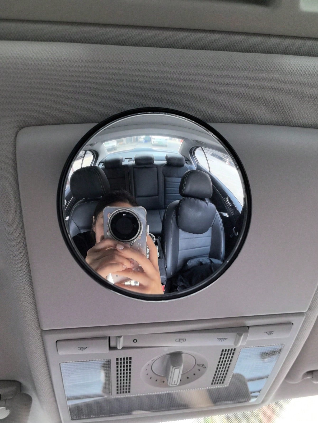 1pc/2pcs Car Sun Visor Rearview Mirror, Car Interior Accessories, Personalized Car Decor, Car Blind Spot Mirror, In-Car Decorative Mirror, Can Be Installed Anywhere, Can Be Used As A Mirror, Essential