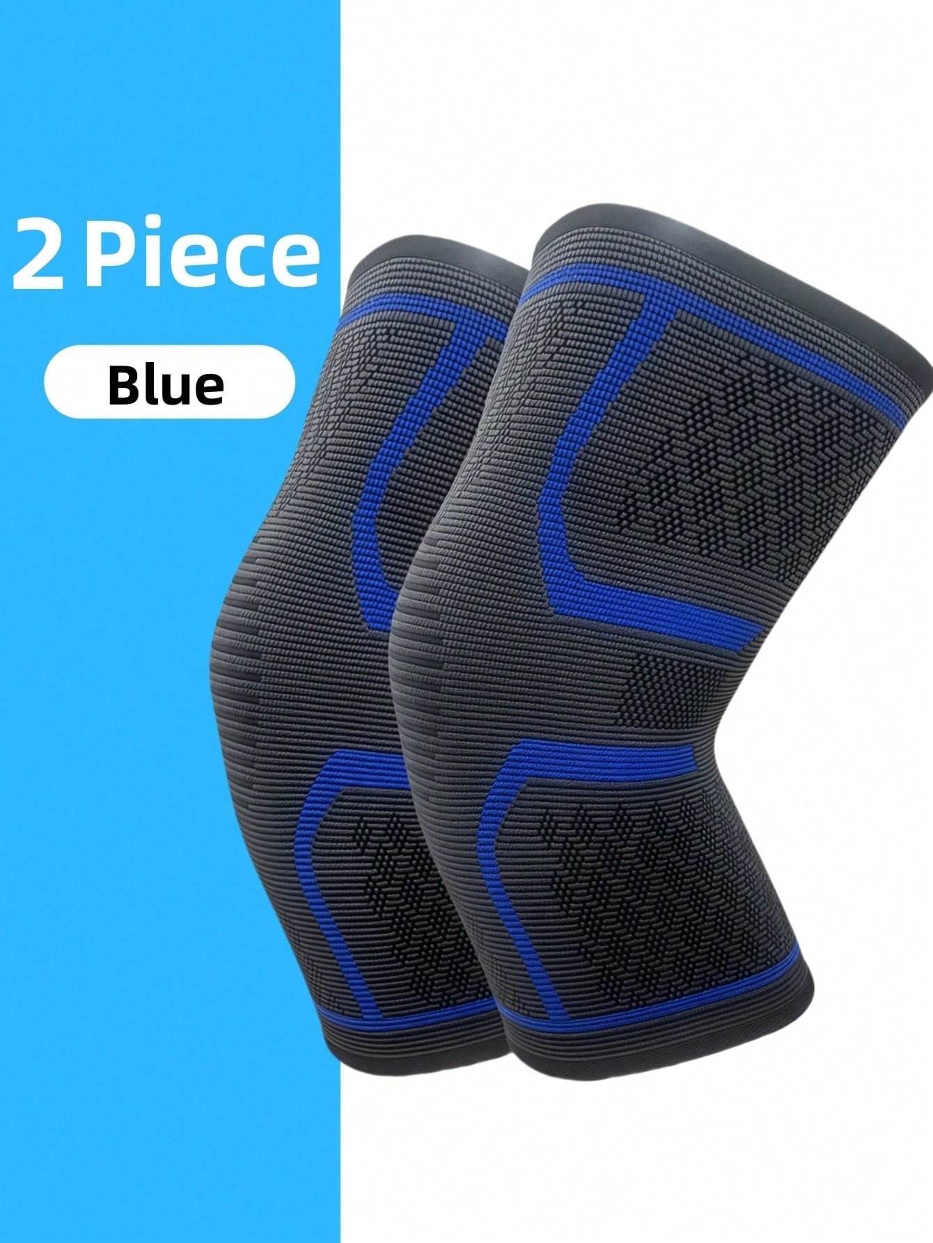 1pc/2pcs Knee And Sleeve Pads, Knitted Fabric Non-Slip Knee Strap, Sports Joint Protector For Outdoor Running, Basketball, Cycling To Provide Protection And Comfort