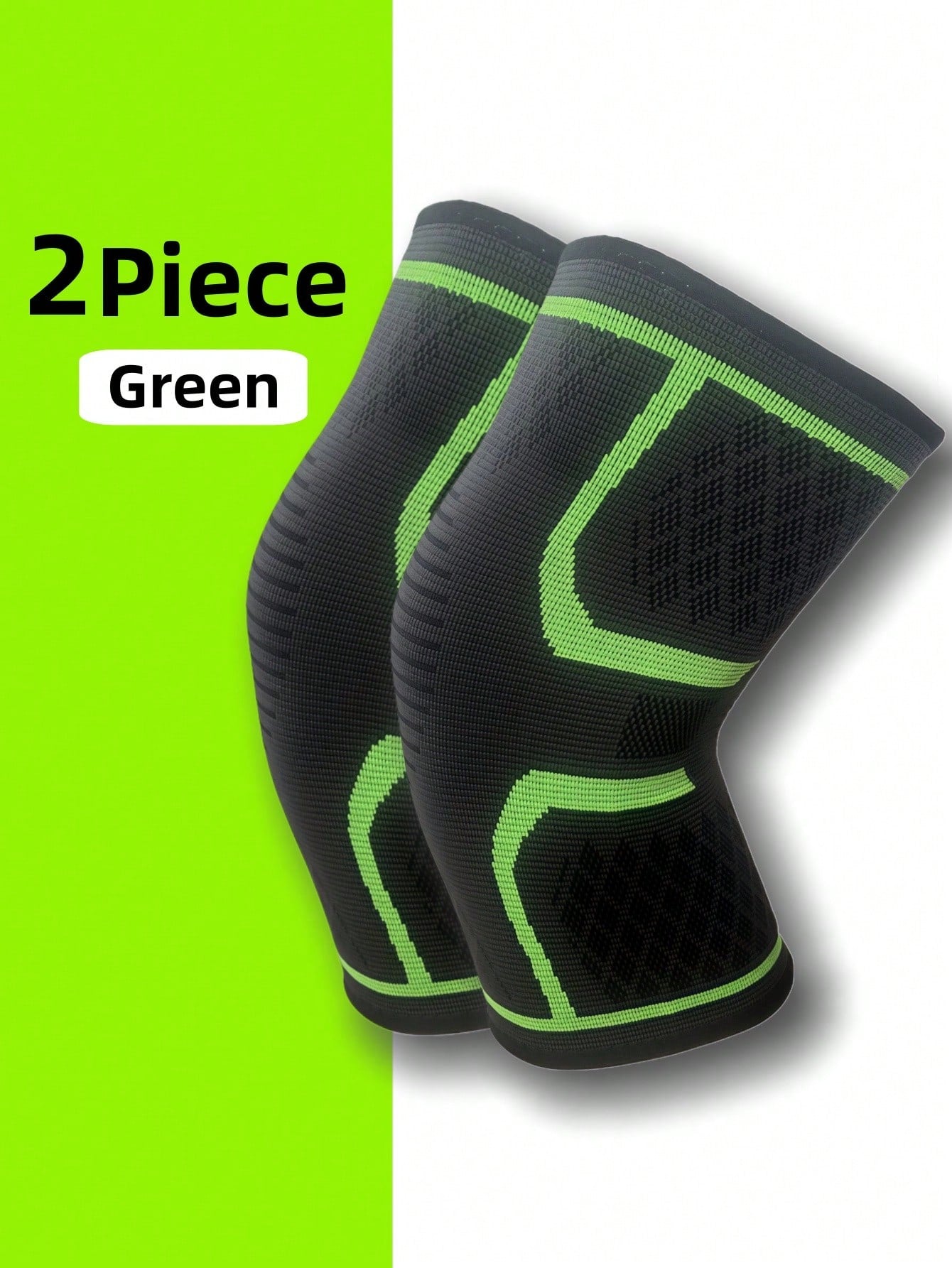 1pc/2pcs Knee And Sleeve Pads, Knitted Fabric Non-Slip Knee Strap, Sports Joint Protector For Outdoor Running, Basketball, Cycling To Provide Protection And Comfort