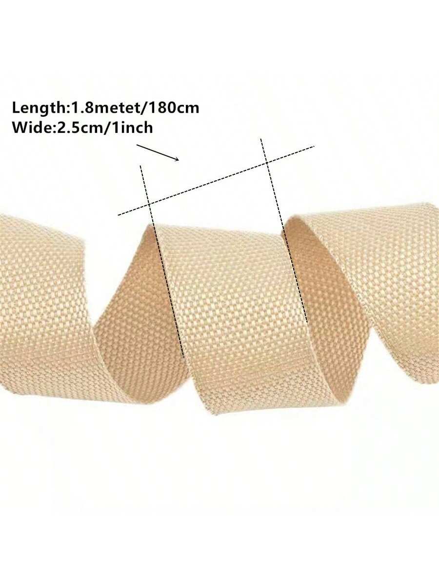 1pc 2yards 25mm PP Webbing Strap Canvas Polyester Ribbon For Knapsack Strapping Bags Crafts DIY Belt Bag Dog Accessories