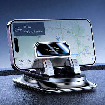1pc 360° Rotating Dashboard Phone Holder, Nano Gel Base Enhanced Grip, Auto Lock Prevents Overheating, Car Phone Mount, Car Accessories, Car Interior Essentials, Men's/Women's Car Accessories