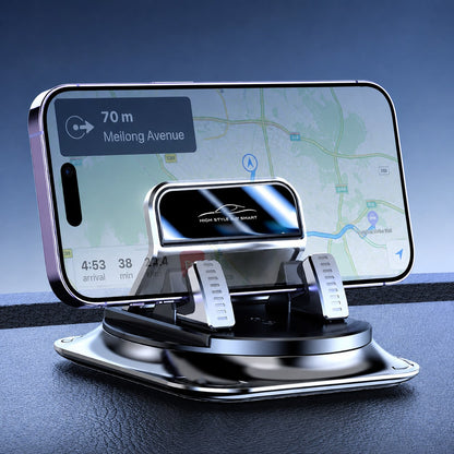 1pc 360° Rotating Dashboard Phone Holder, Nano Gel Base Enhanced Grip, Auto Lock Prevents Overheating, Car Phone Mount, Car Accessories, Car Interior Essentials, Men's/Women's Car Accessories