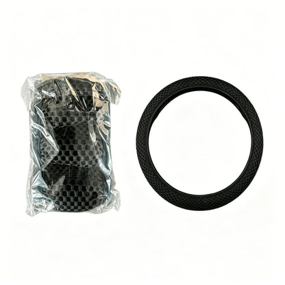 1pc 3D Breathable Mesh Elastic Particle Massage Car Steering Wheel Cover, Polyester Fiber Surface, Sponge Filling, Adjustable Elastic, Fits 14.5-15 Inch Car Interior Accessories