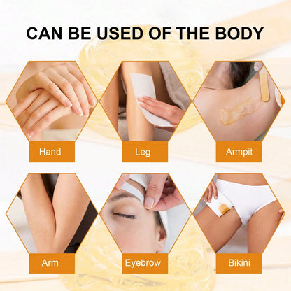 1Pc 50g Natural Lemon Hair Removal Wax Hair Loss On The Body, Armpits, Thighs, And Arms Mild And Non Irritating,Armpits,WAXING Designed For Fragile Skin,Clean And Gentle Hair Removal.