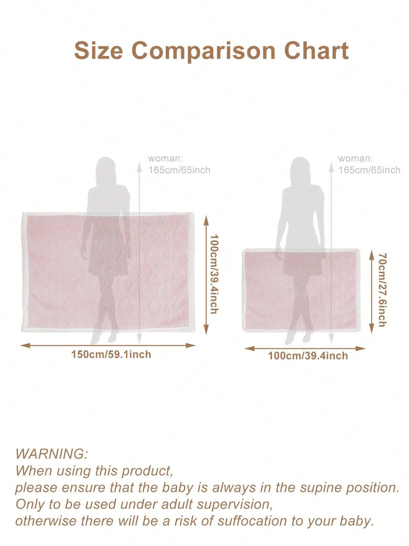 1PC 70*100cm/27.6*39.4inch Baby Blanket,Solid Double Material,Solid Color, Double-Sided Material, Soft And Comfortable, Nursery Room Love Valentine