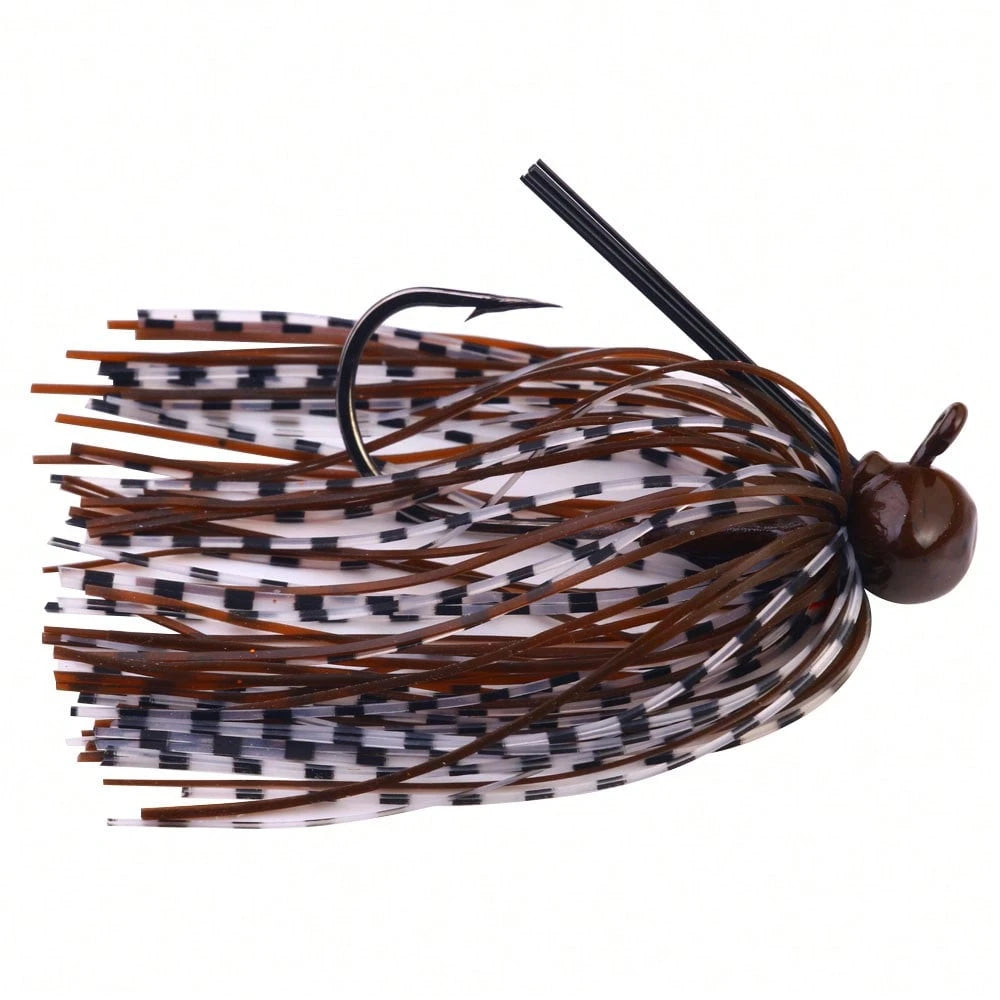 1pc 7cm/13g Rotating Sequin Lure Buzz Bait Anti-Snag Fishing Lure Black Bass Snakehead Rubber Fishing Tackle