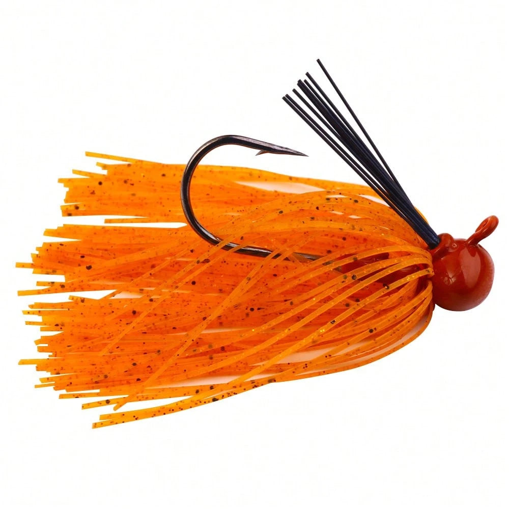 1pc 7cm/13g Rotating Sequin Lure Buzz Bait Anti-Snag Fishing Lure Black Bass Snakehead Rubber Fishing Tackle