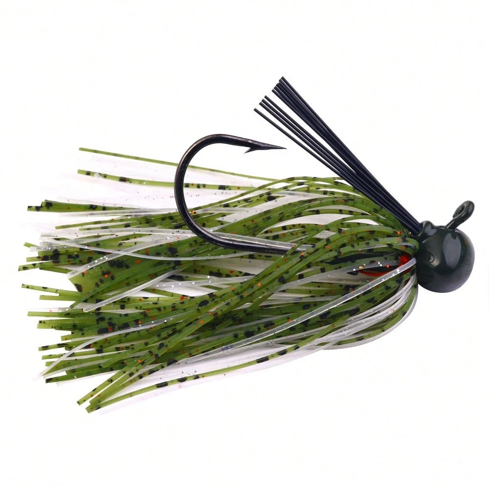 1pc 7cm/13g Rotating Sequin Lure Buzz Bait Anti-Snag Fishing Lure Black Bass Snakehead Rubber Fishing Tackle