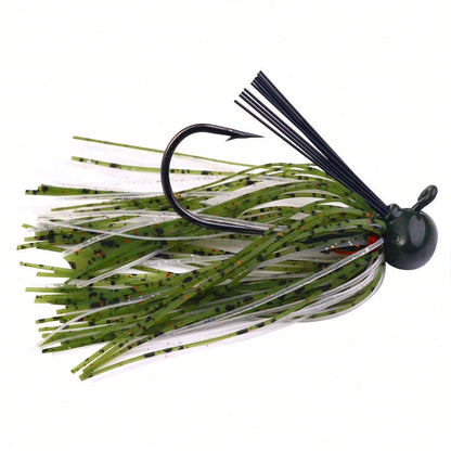 1pc 7cm/13g Rotating Sequin Lure Buzz Bait Anti-Snag Fishing Lure Black Bass Snakehead Rubber Fishing Tackle