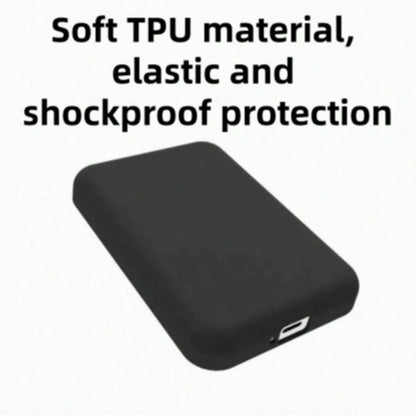 1pc Apple Magnetic Adsorption Protective Case. This Apple Power Bank Protective Case Is Made Of Soft TPU Material With A Matte And Fine Texture, Providing Shock And Drop Protection. You Can Also Stick