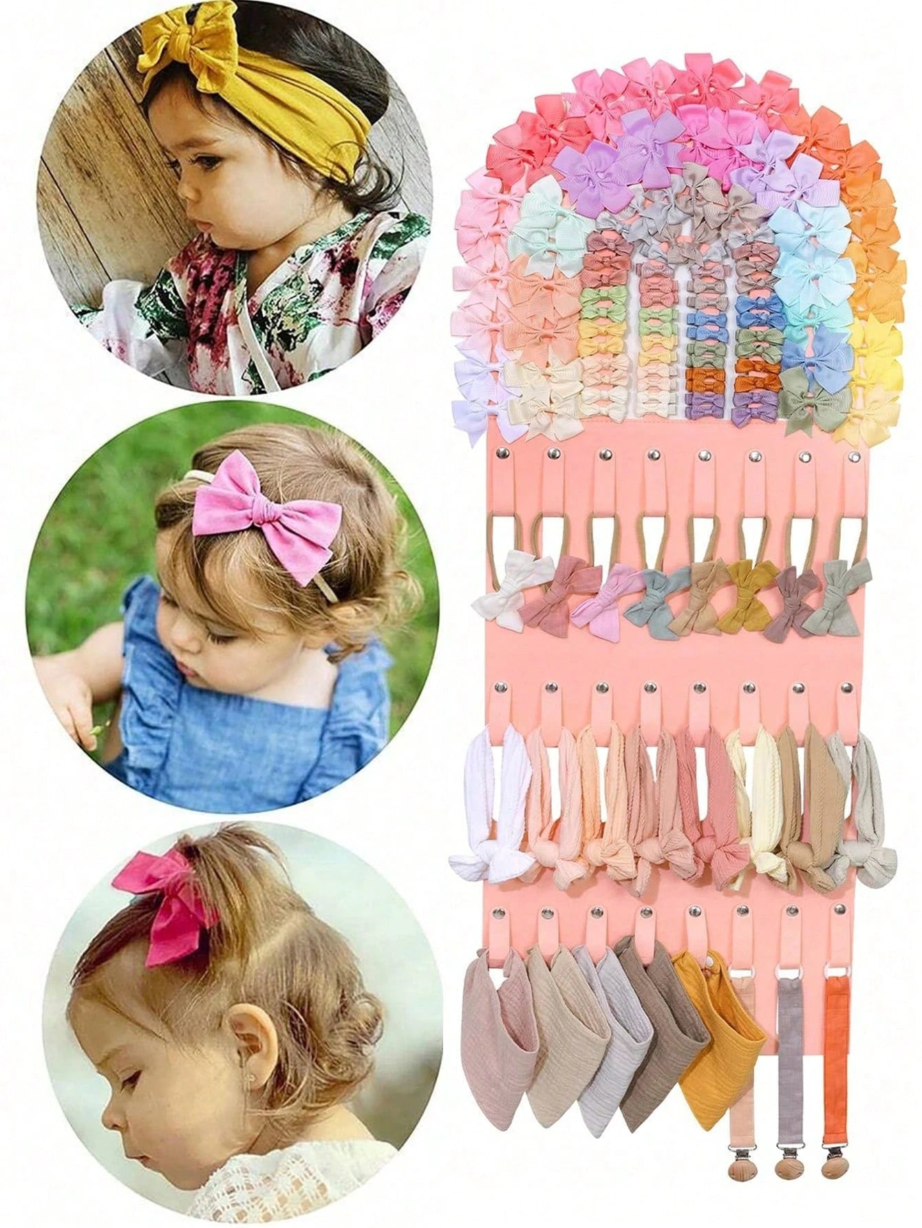 1pc Baby Hairpin, Hairband Storage Rack, Sturdy Bracket, Children's Room Decoration Pendant, Suitable For Daily Use, Holiday Gifts
