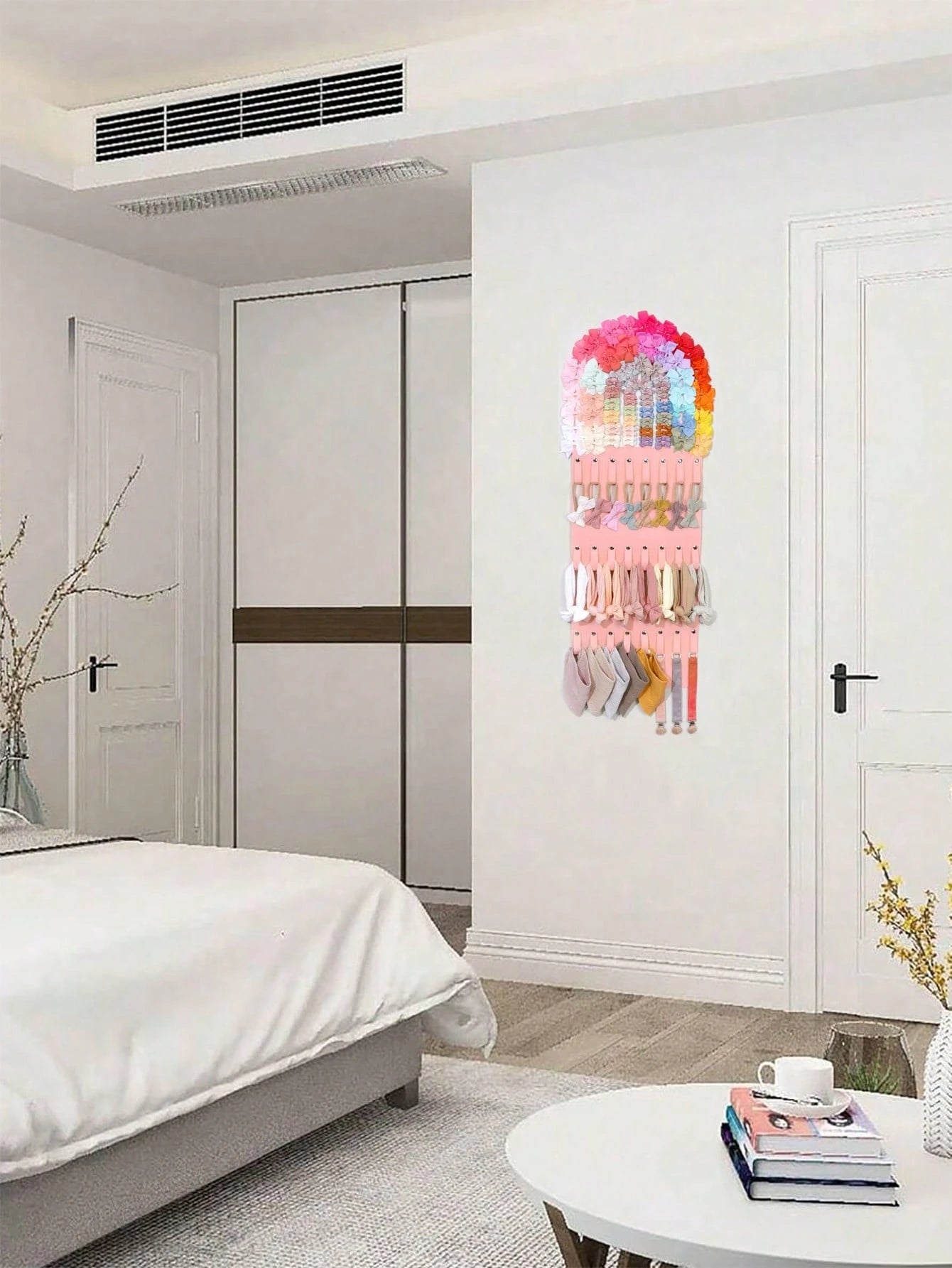 1pc Baby Hairpin, Hairband Storage Rack, Sturdy Bracket, Children's Room Decoration Pendant, Suitable For Daily Use, Holiday Gifts