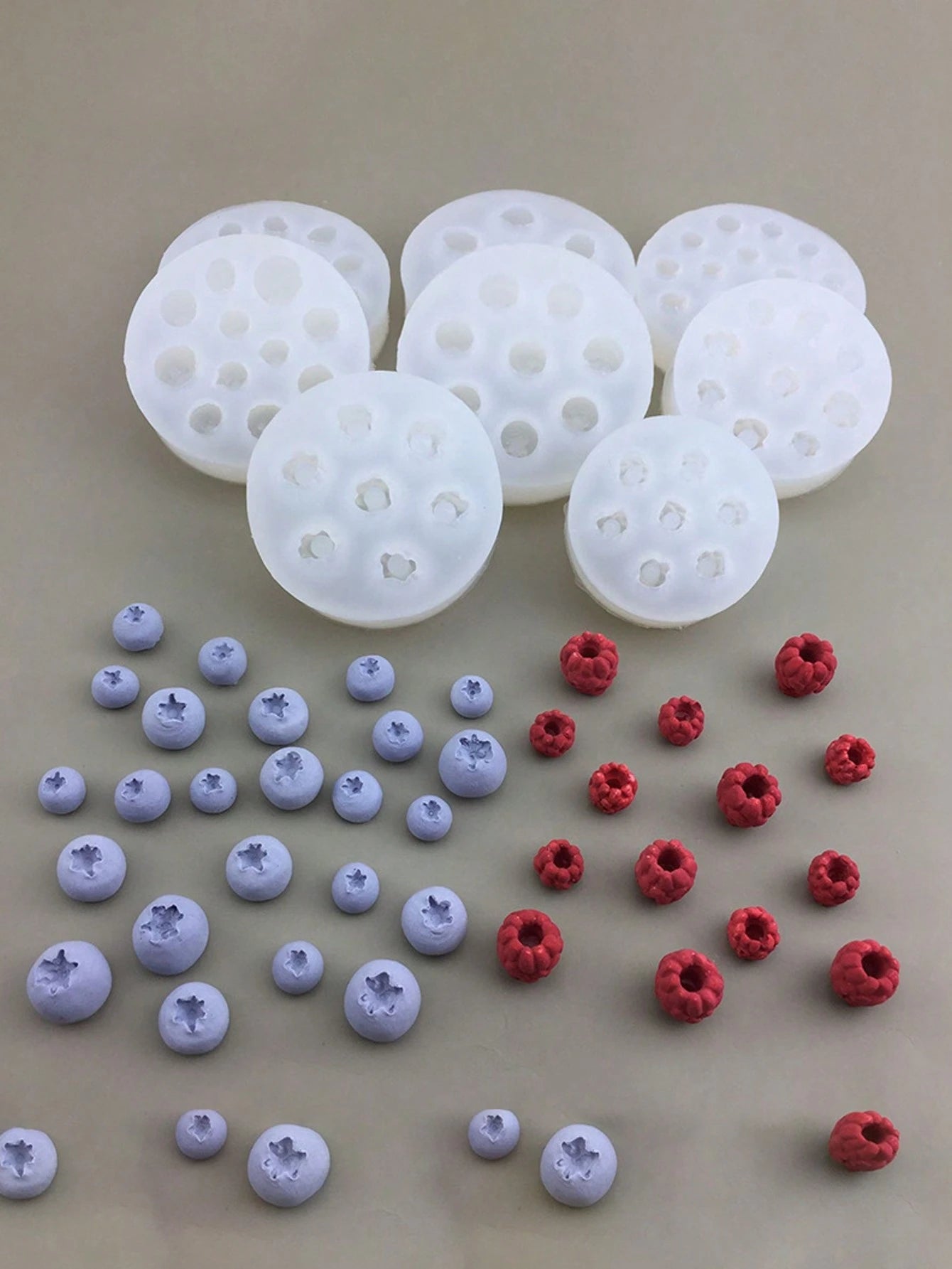 1pc Blueberry, Raspberry, Blackberry Silicone Mold