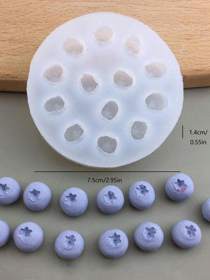 1pc Blueberry, Raspberry, Blackberry Silicone Mold