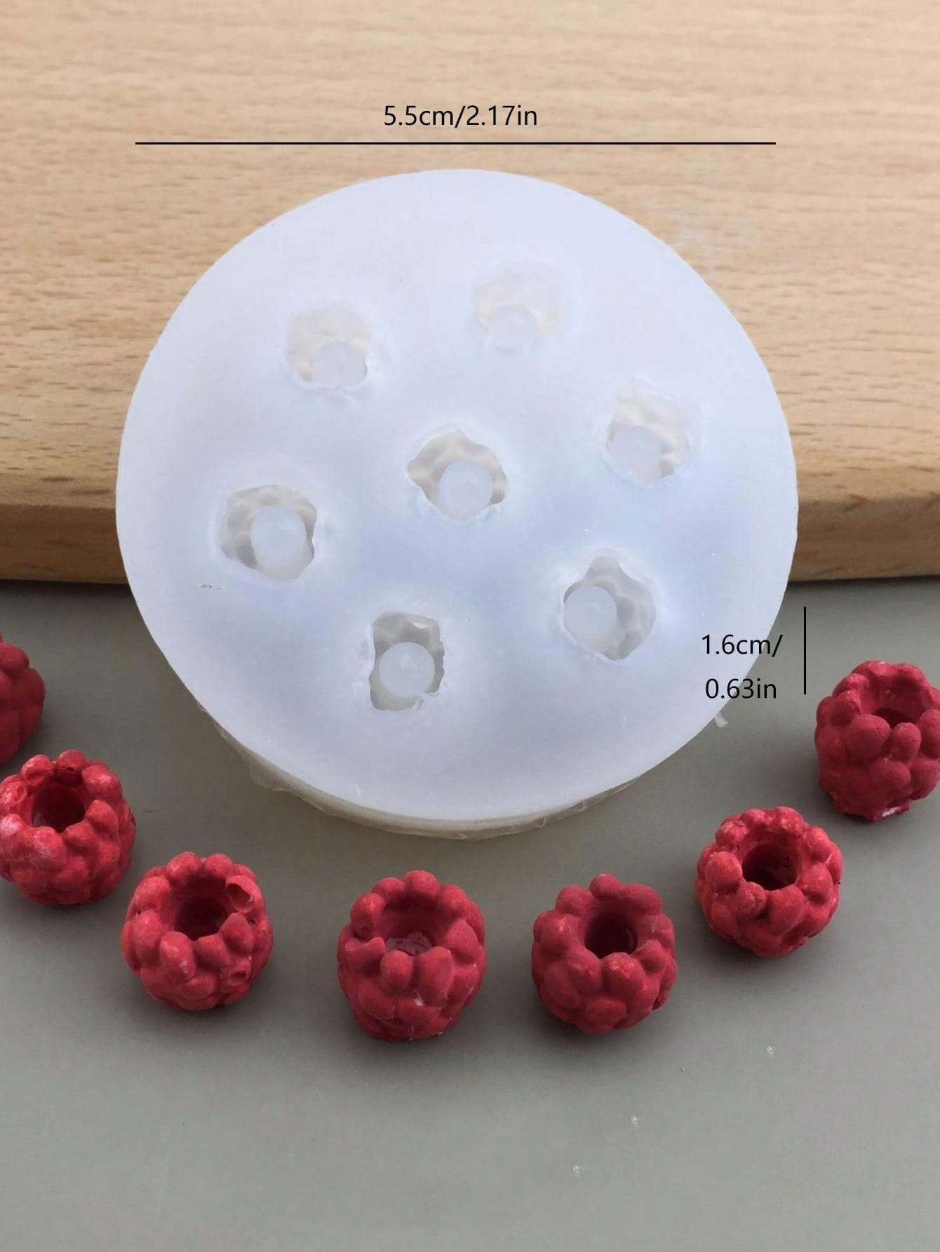 1pc Blueberry, Raspberry, Blackberry Silicone Mold