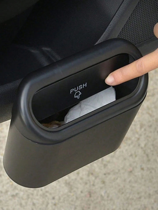 1pc Car Hanging Trash Can/Garbage Bin