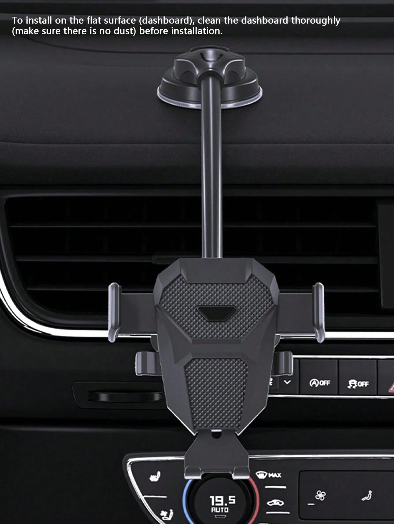 1pc Car Suction Cup Phone Holder Multi-Function Dashboard Car Mount Phone Navigation Bracket (Clean The Surface Before Use And Avoid Using In High Temperature Areas)