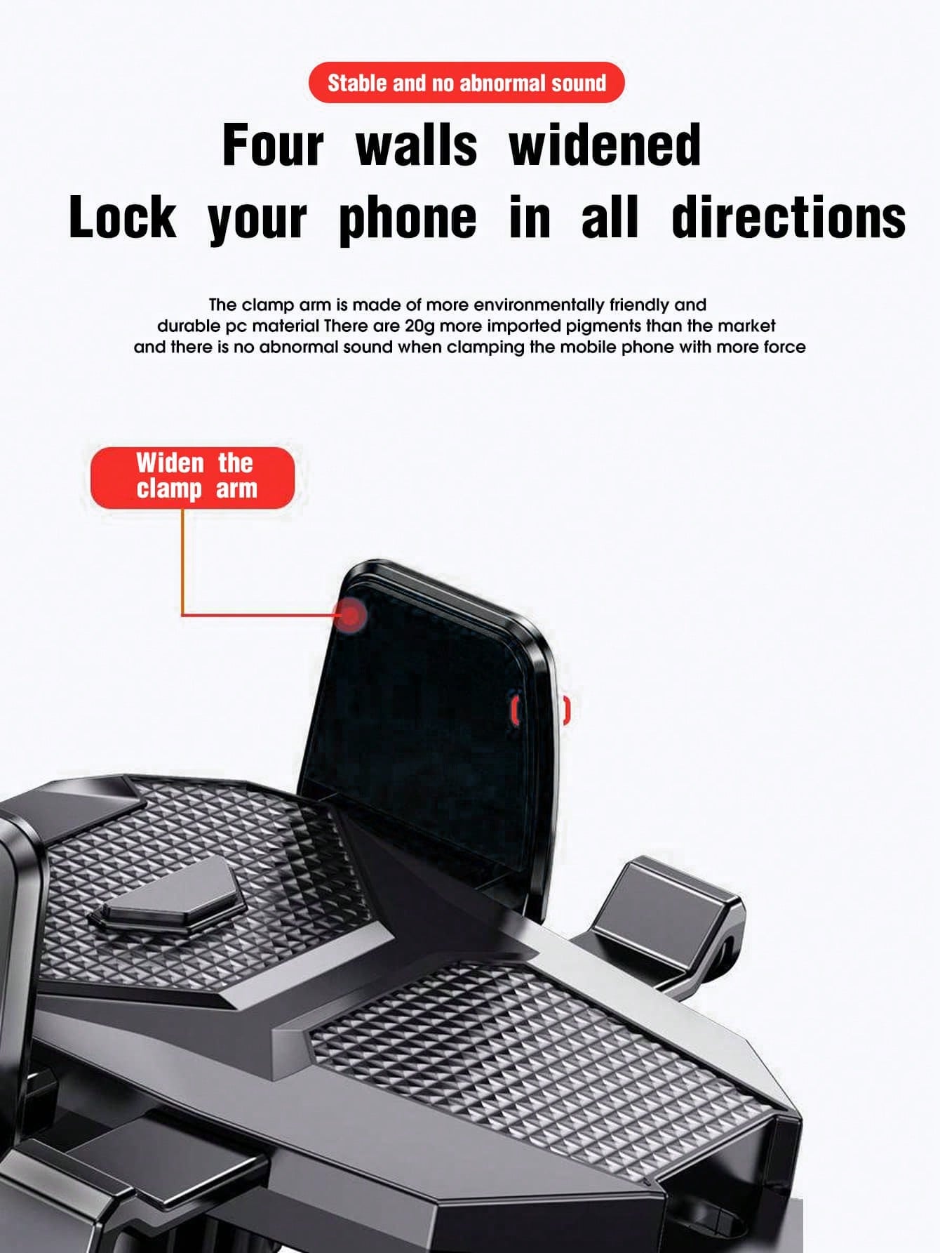 1pc Car Suction Cup Phone Holder Multi-Function Dashboard Car Mount Phone Navigation Bracket (Clean The Surface Before Use And Avoid Using In High Temperature Areas)