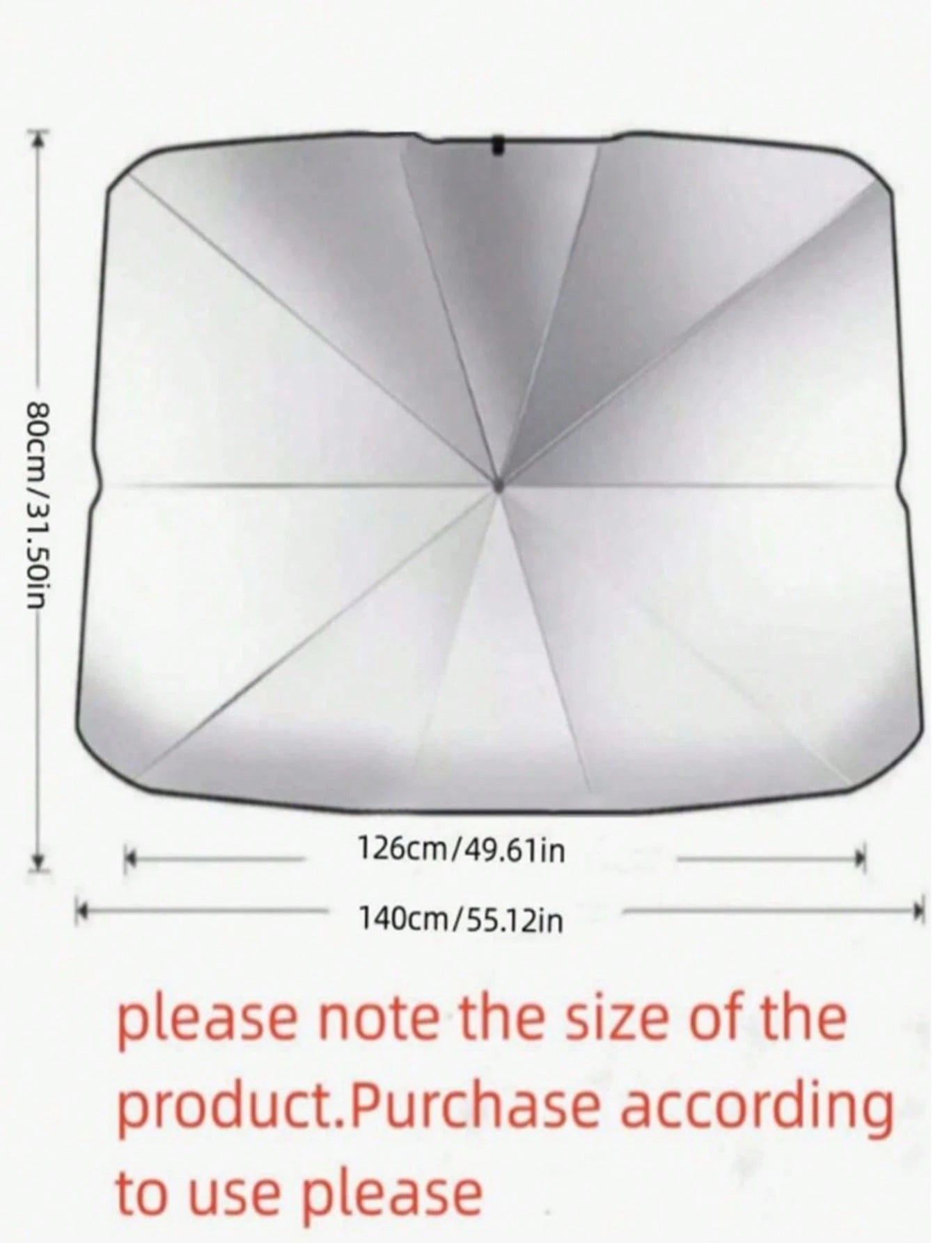 1pc Car Sun Shade, Keeps You Cool And Protected From Sunlight, Essential For Summer, Road Trip