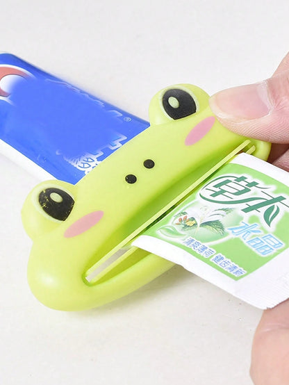 1pc Cartoon Toothpaste Squeezer, Multi-Function Makeup Tool