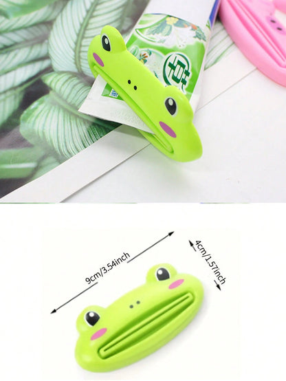 1pc Cartoon Toothpaste Squeezer, Multi-Function Makeup Tool
