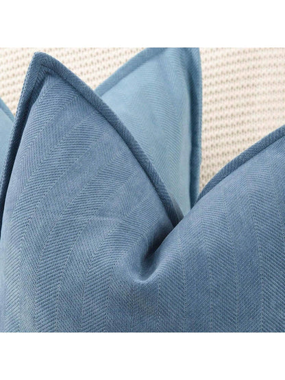 1pc Chenille Solid Color Farmhouse Throw Pillow Cover, Casual Daily Use