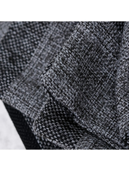 1pc Classic Checkered Pattern Linen Pillowcase, Autumn & Winter Living Room Sofa Decor Cushion Cover