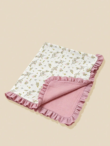 1pc Cotton Muslin Baby Swaddle Blanket, Stroller Wind Cover Blanket, Maternity Hospital Swaddle Wrap, Lightweight Infant Swaddle Wrap (Unisex), Swaddle Blanket, Baby Swaddle Wrap, Unisex Newborn Musli