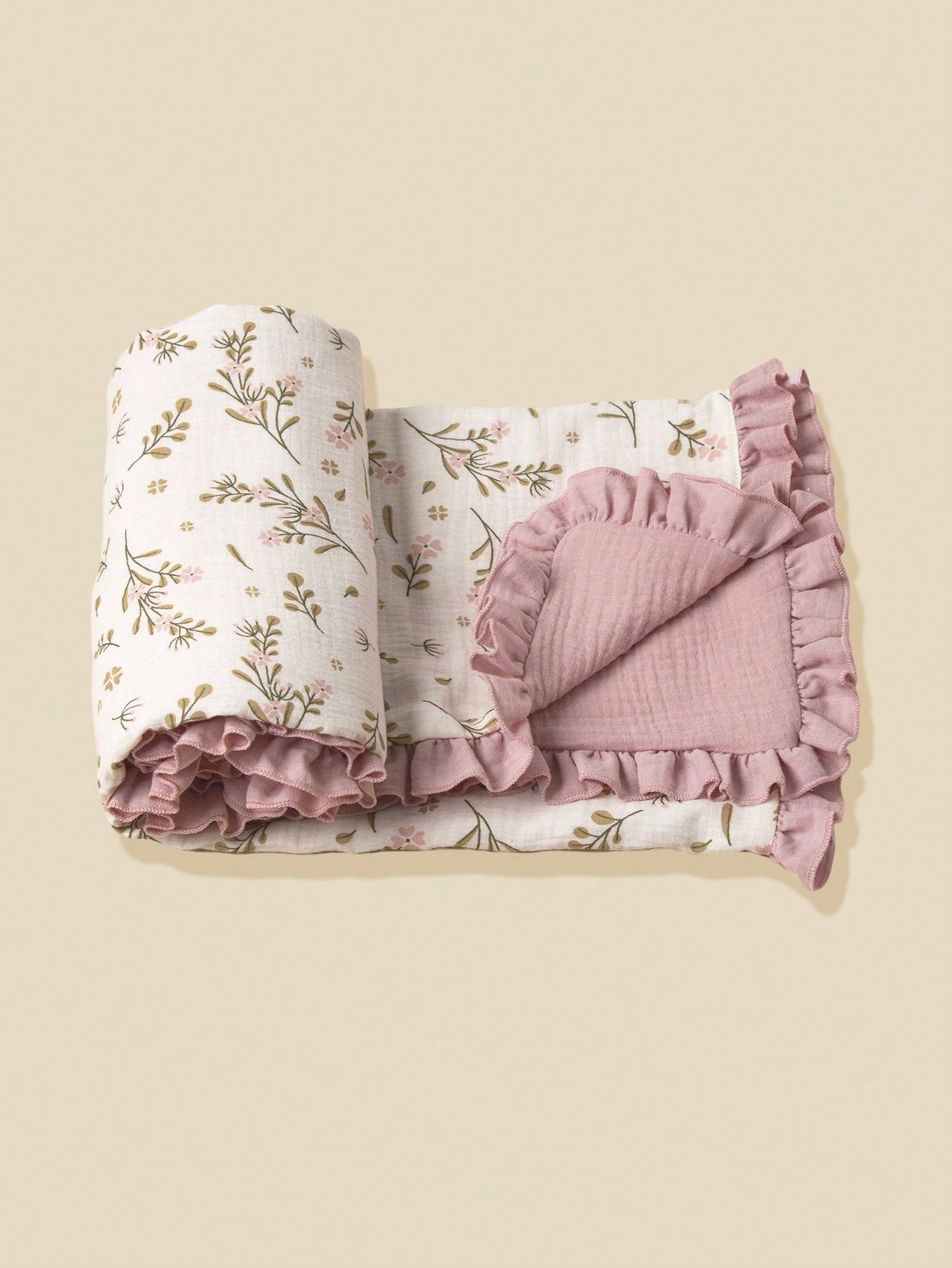 1pc Cotton Muslin Baby Swaddle Blanket, Stroller Wind Cover Blanket, Maternity Hospital Swaddle Wrap, Lightweight Infant Swaddle Wrap (Unisex), Swaddle Blanket, Baby Swaddle Wrap, Unisex Newborn Musli