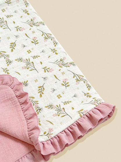 1pc Cotton Muslin Baby Swaddle Blanket, Stroller Wind Cover Blanket, Maternity Hospital Swaddle Wrap, Lightweight Infant Swaddle Wrap (Unisex), Swaddle Blanket, Baby Swaddle Wrap, Unisex Newborn Musli