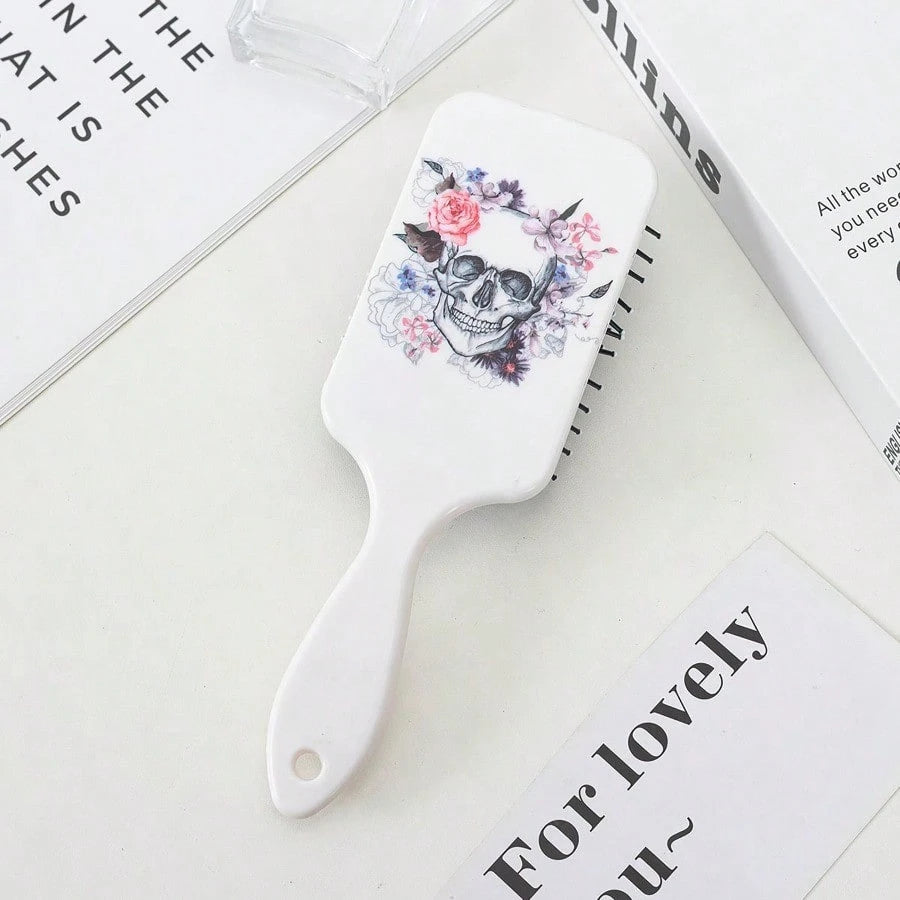 1pc Creative-Shaped Air Cushion Hair Brush, Anti-Static Detangling Scalp Massage Comb For Wet & Dry Hair, Lightweight Styling Brush For Women & Girls, Suitable For All Hair Types, Travel & Gifts,Back