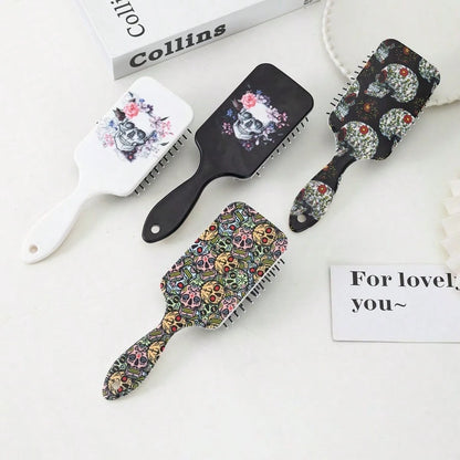 1pc Creative-Shaped Air Cushion Hair Brush, Anti-Static Detangling Scalp Massage Comb For Wet & Dry Hair, Lightweight Styling Brush For Women & Girls, Suitable For All Hair Types, Travel & Gifts,Back