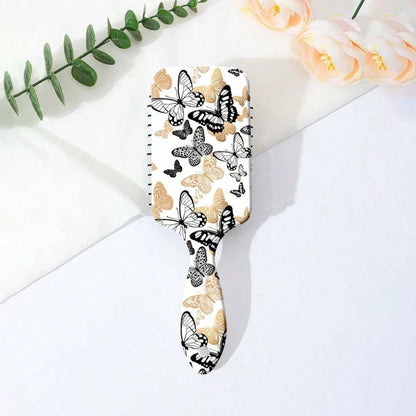 1pc Creative-Shaped Air Cushion Hair Brush, Anti-Static Detangling Scalp Massage Comb For Wet & Dry Hair, Lightweight Styling Brush For Women & Girls, Suitable For All Hair Types, Travel & Gifts,Back