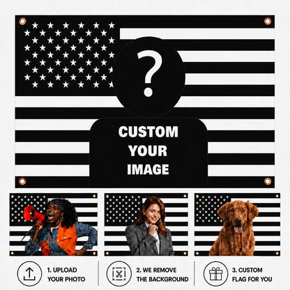 1pc Custom Flag Personalized Flag Custom Outdoors Flag Add Your Own Image/Text Home Indoor Outdoor Flag Ornamental Modern Custom, Personalized, Unique Ideal Gifts For Him Her, Boyfriend, Girlfriend, D