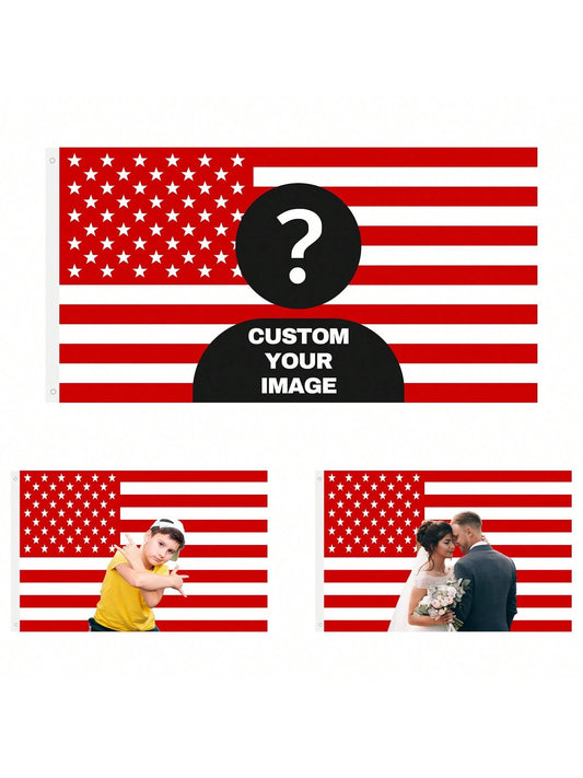 1pc Custom Flag Personalized Flag Custom Outdoors Flag Add Your Own Image/Text Home Indoor Outdoor Flag