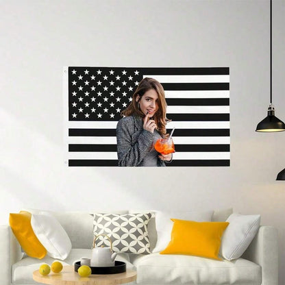 1pc Custom Flag Personalized Flag Custom Outdoors Flag Add Your Own Image/Text Home Indoor Outdoor Flag Ornamental Modern Custom, Personalized, Unique Ideal Gifts For Him Her, Boyfriend, Girlfriend, D